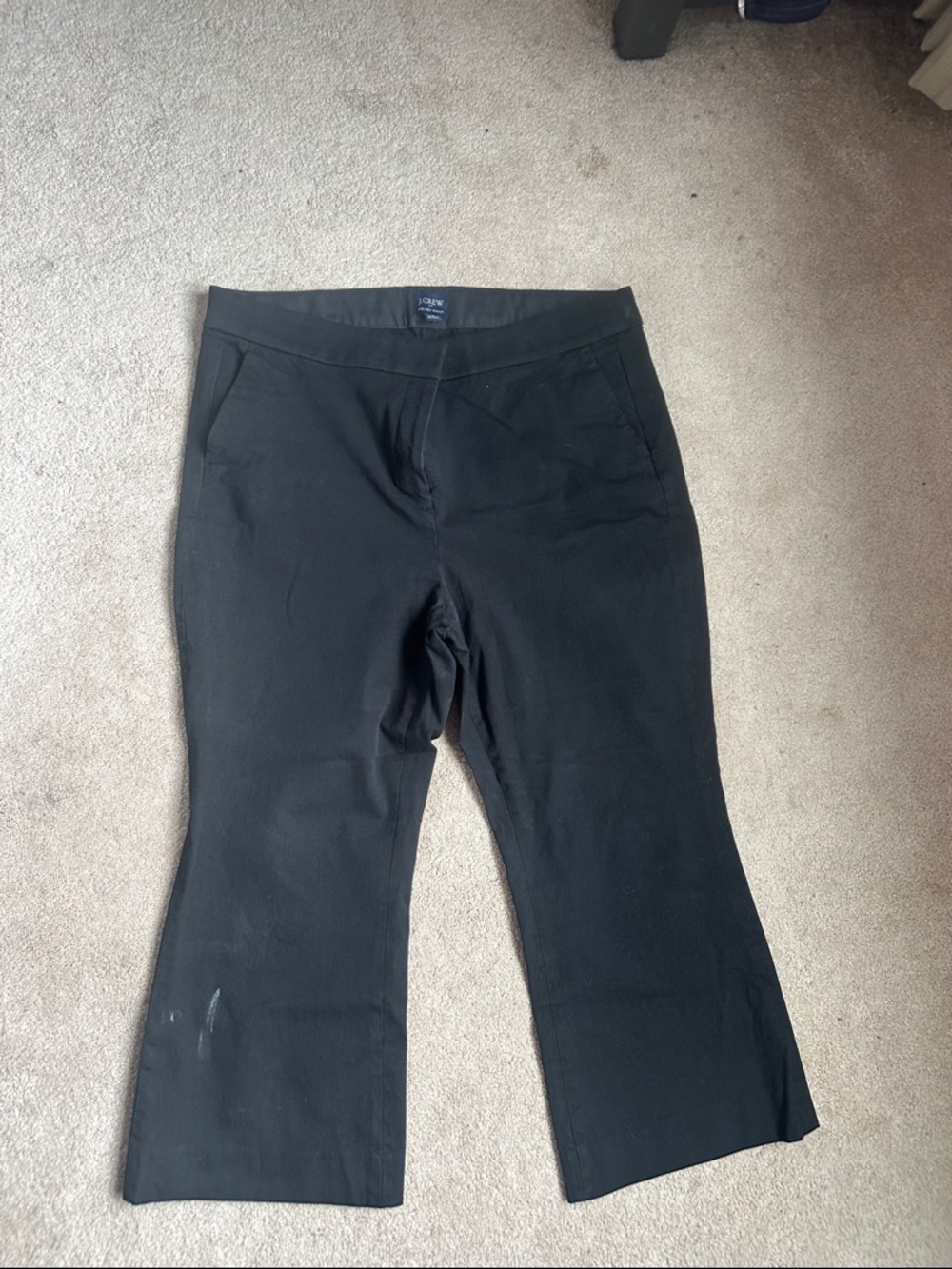 JCrew Factory Kelsey Black Stretch Pants
